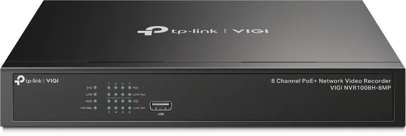 Grabador TP-LINK VIGI NVR1008H-8MP